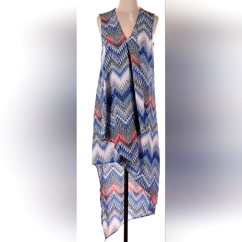 BCBGMaxAzria Asymmetrical High-Low Dress